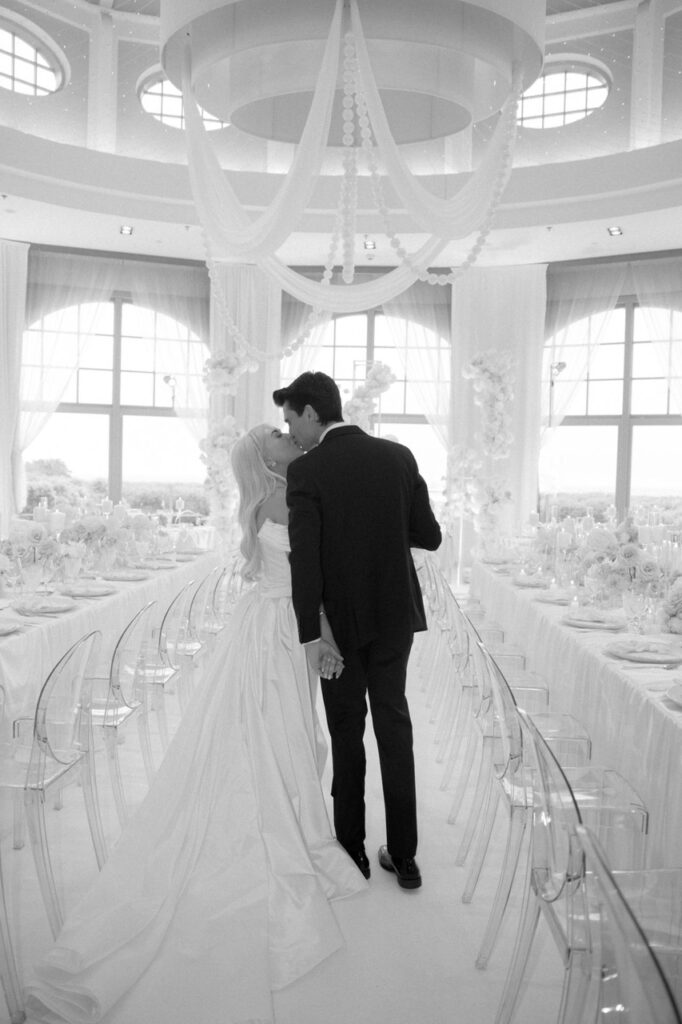 International wedding guests celebrating a destination wedding in Poland