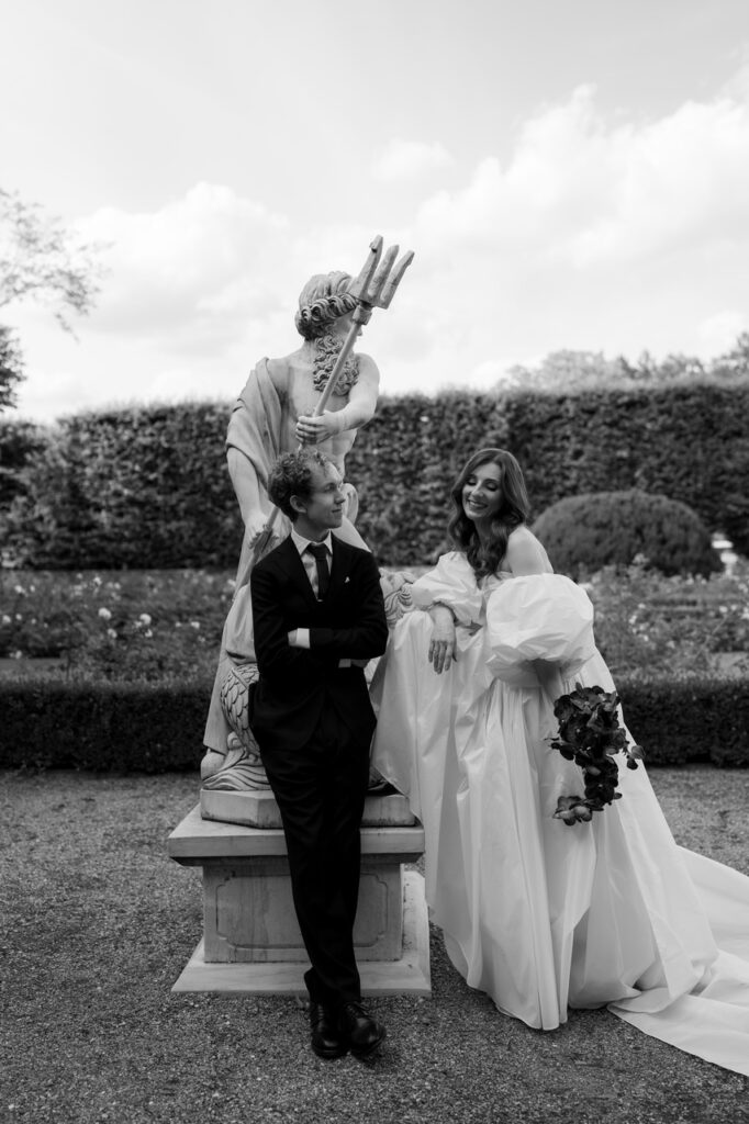 Ania and Adam during their symbolic wedding ceremony in Poland